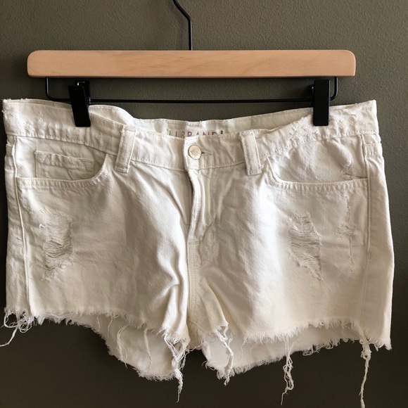 J Brand Distressed Boyfriend Jean Shorts - Picture 2 of 7